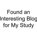 Found an Interesting Blog for My Study