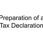 Preparation of a Tax Declaration