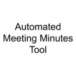 Automated Meeting Minutes Tool