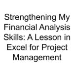 Strengthening My Financial Analysis Skills: A Lesson in Excel for Project Management