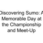 Discovering Sumo: A Memorable Day at the Championship and Meet-Up