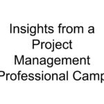 Insights from a Project Management Professional Camp