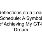 Reflections on a Loan Schedule: A Symbol of Achieving My GT-R Dream