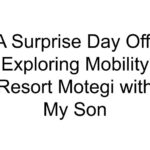 A Surprise Day Off: Exploring Mobility Resort Motegi with My Son