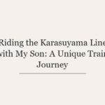 Riding the Karasuyama Line with My Son: A Unique Train Journey